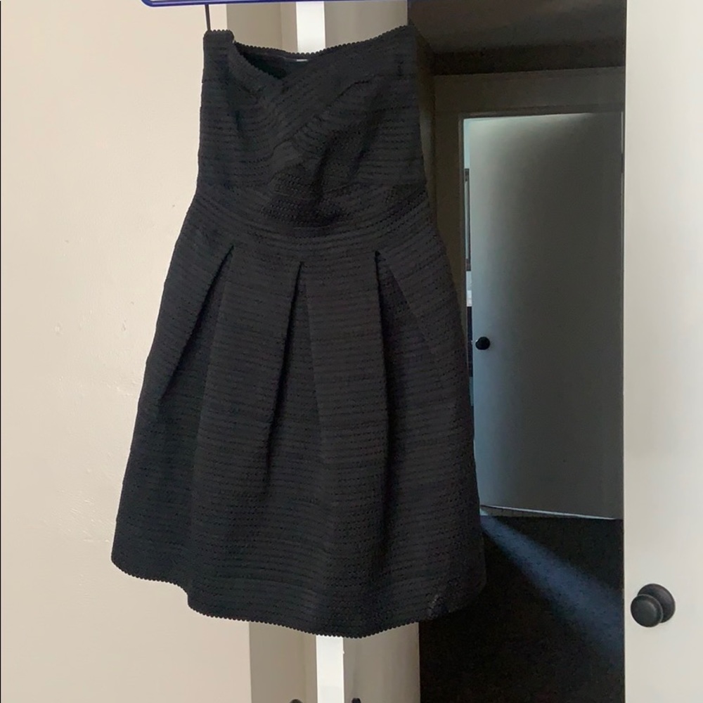 Express black strapless dress size small